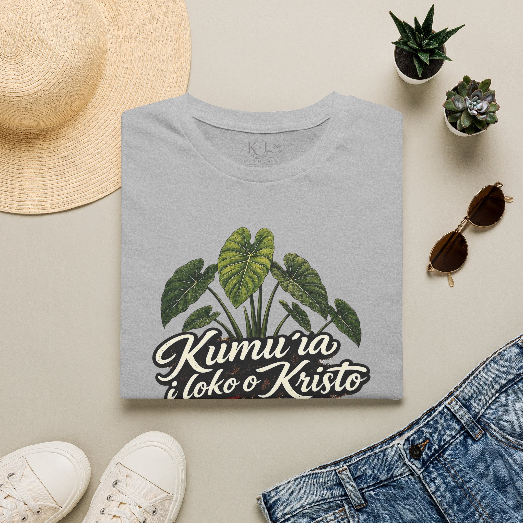 "Kumu ia i loko o Kristo" — Rooted in Christ | Kingdom of Iesu Tee