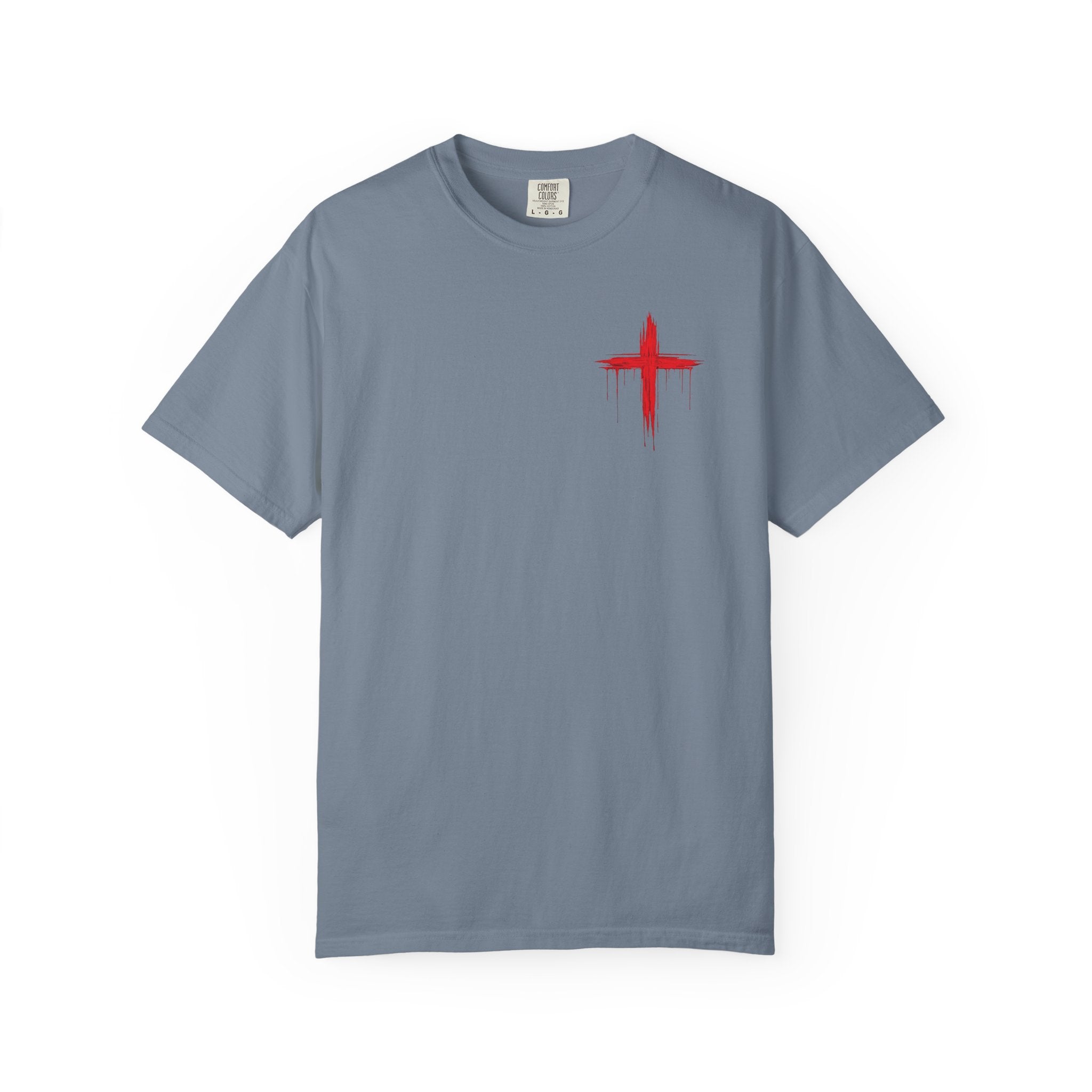 "Ke Koko Wale Nō o Iesu" — (Only By The Blood of Jesus) Christian Cross T-Shirt