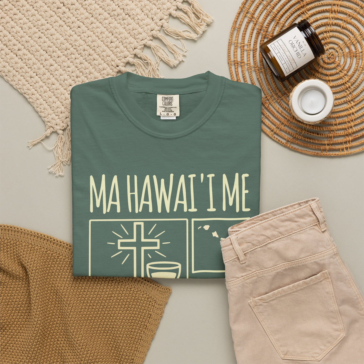 "Ma Hawaiʻi Me Ma Ka Lani" — In Hawaiʻi As It Is In Heaven | Kingdom of Iesu Tee