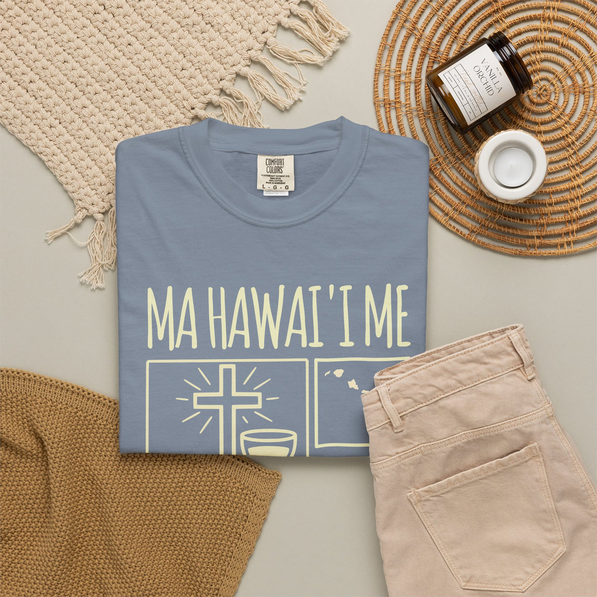 "Ma Hawaiʻi Me Ma Ka Lani" — In Hawaiʻi As It Is In Heaven | Kingdom of Iesu Tee