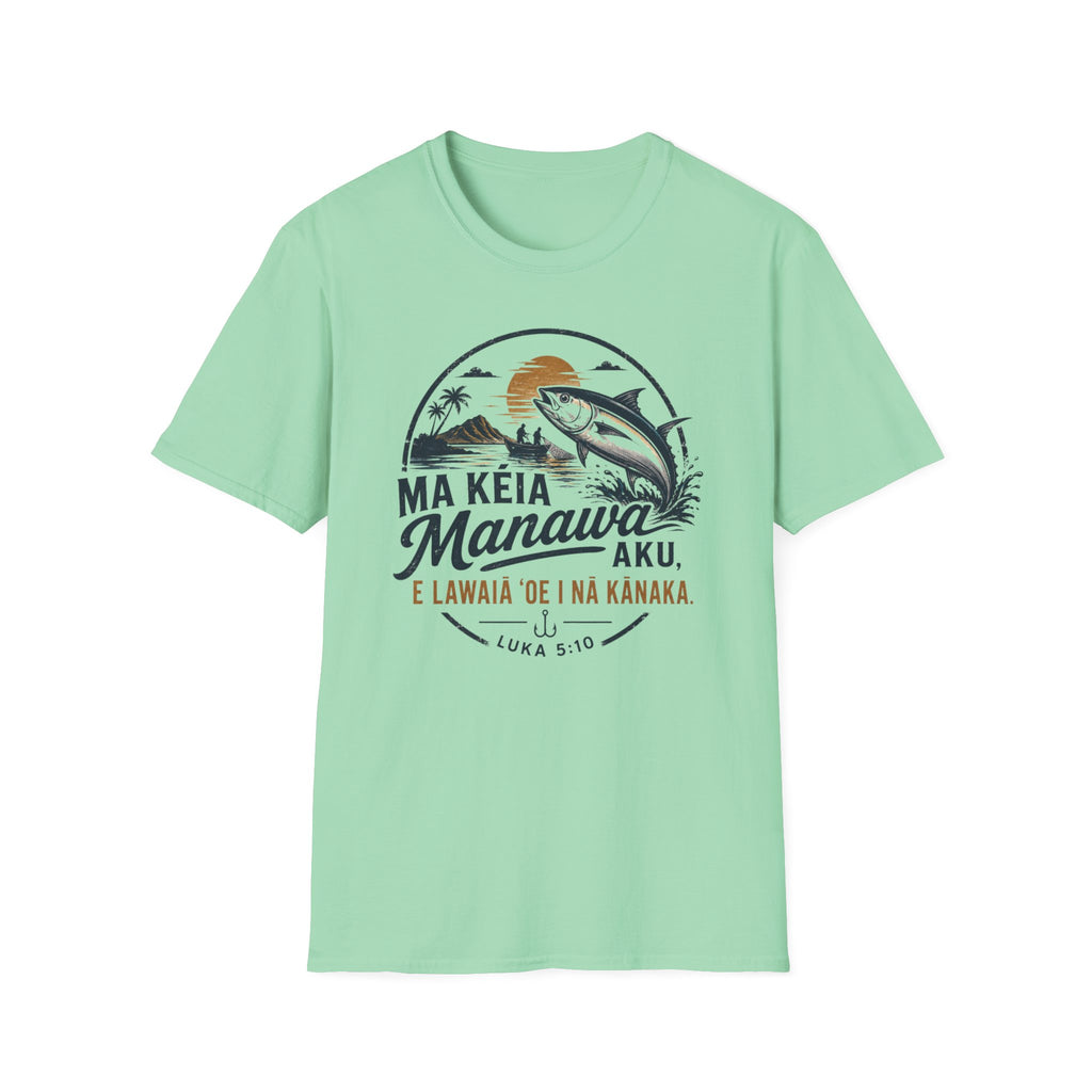 "E Lawaiʻa ʻOe i Nā Kānaka" — Fishers of Men | Kingdom of Iesu Streetwear Tee