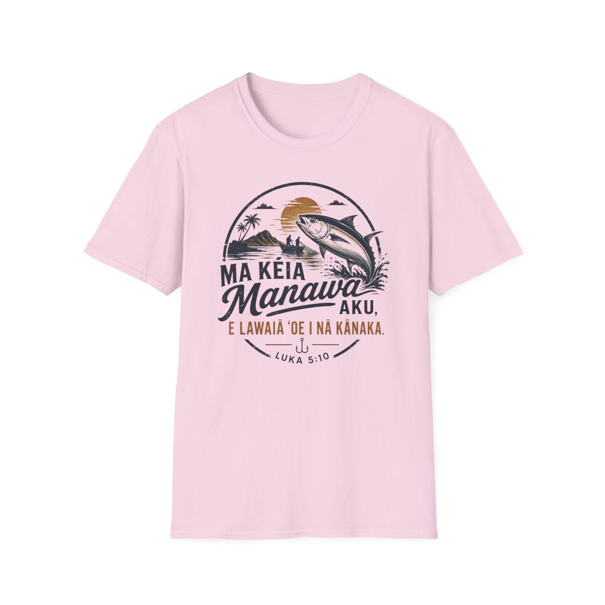 "E Lawaiʻa ʻOe i Nā Kānaka" — Fishers of Men | Kingdom of Iesu Streetwear Tee