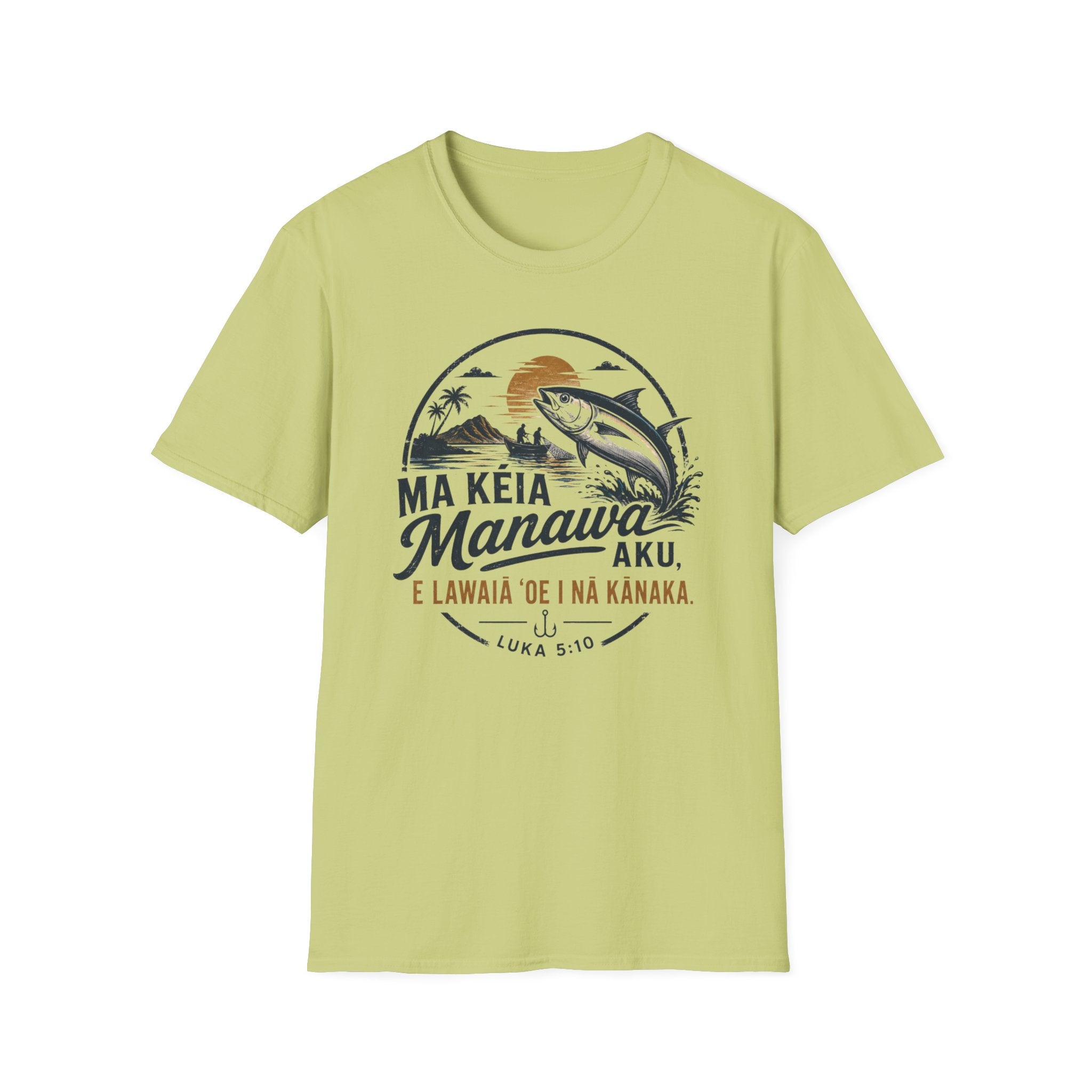 "E Lawaiʻa ʻOe i Nā Kānaka" — Fishers of Men | Kingdom of Iesu Streetwear Tee