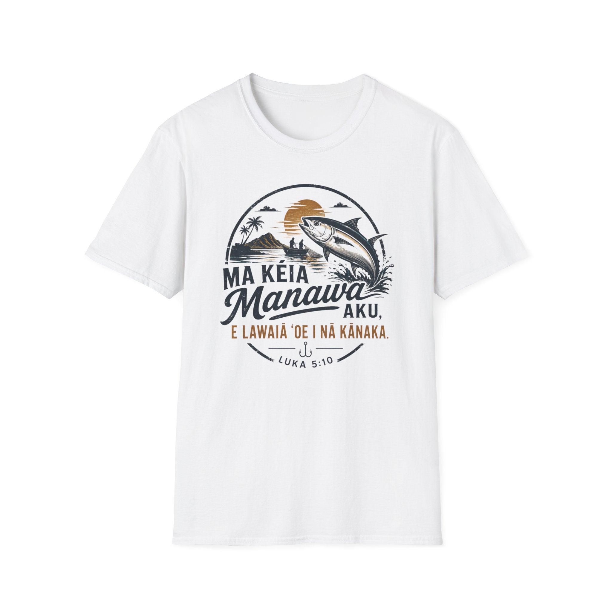 "E Lawaiʻa ʻOe i Nā Kānaka" — Fishers of Men | Kingdom of Iesu Streetwear Tee