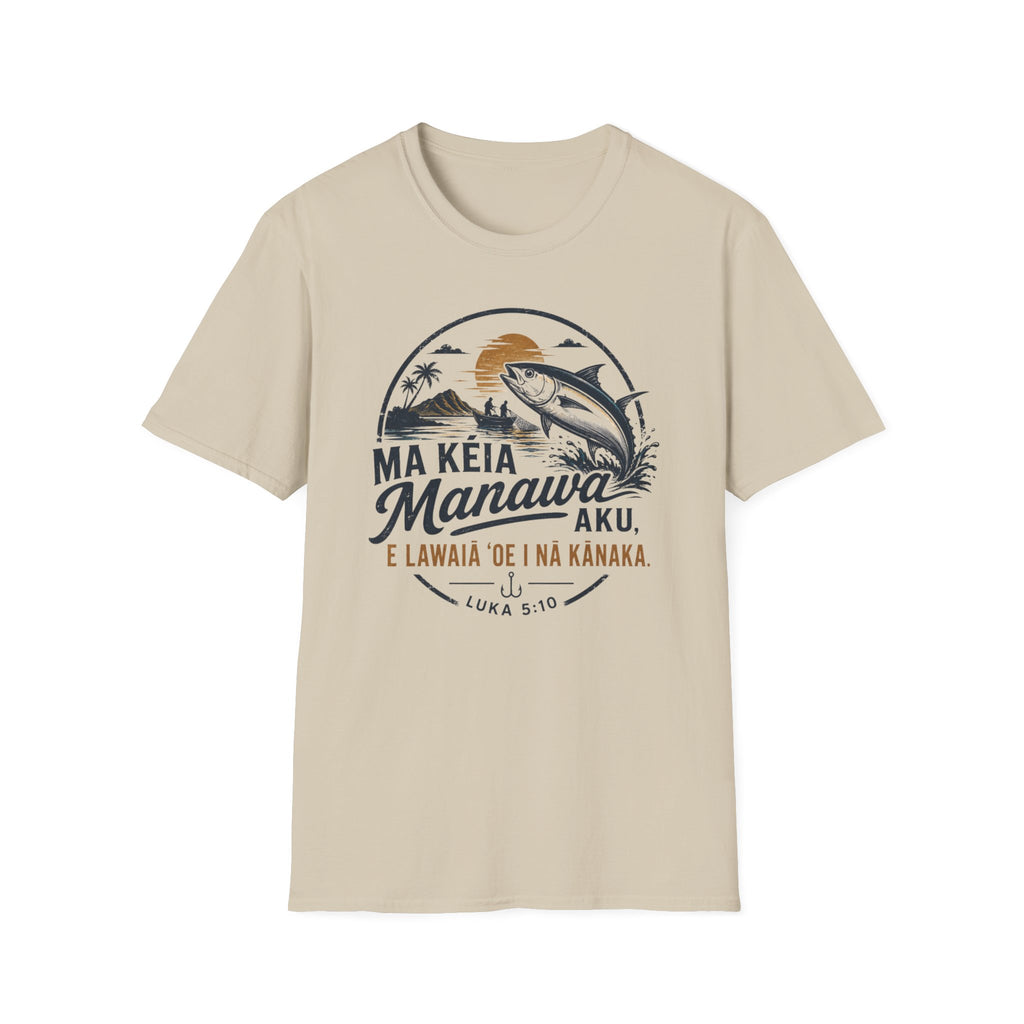 "E Lawaiʻa ʻOe i Nā Kānaka" — Fishers of Men | Kingdom of Iesu Streetwear Tee