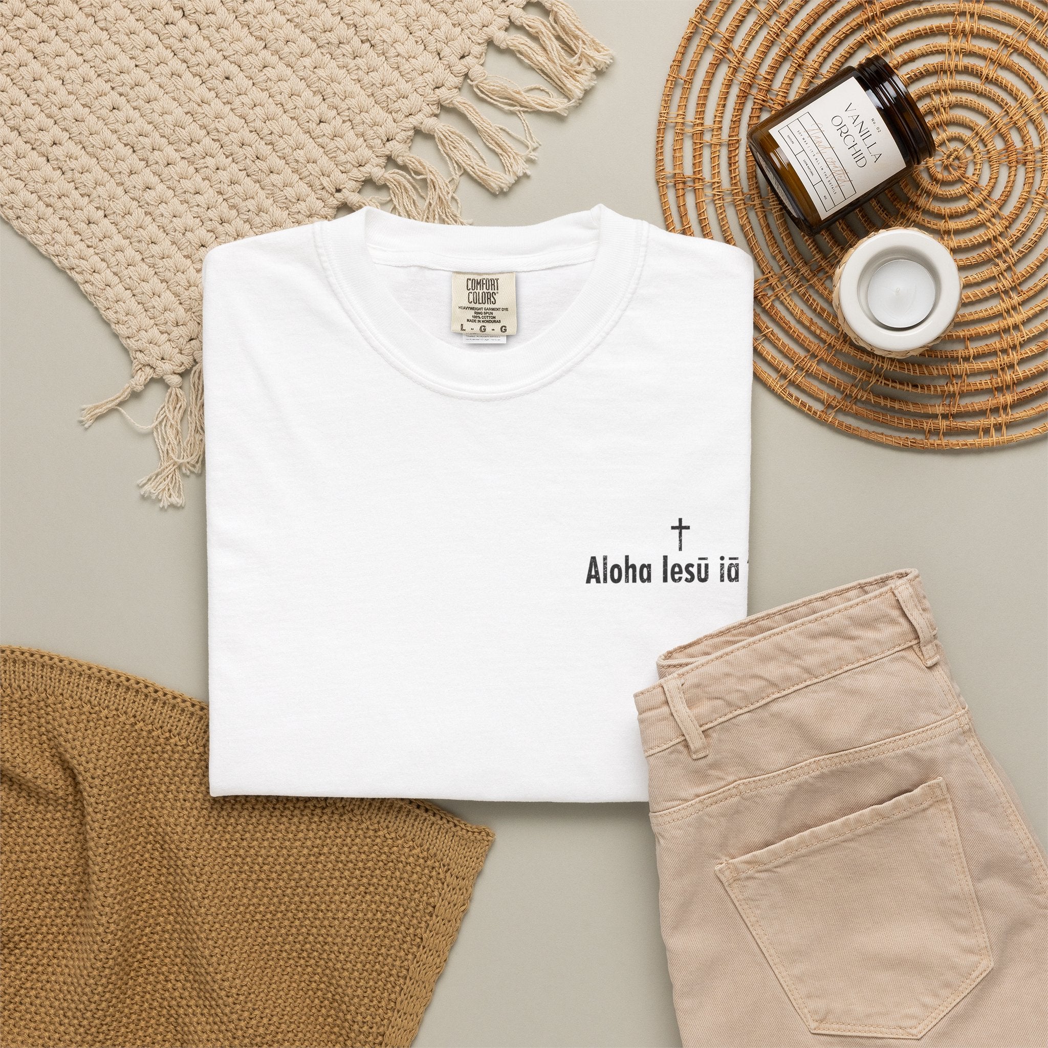 Christian T-Shirt | Aloha Iesu Ia ʻOe | Jesus Loves You in Hawaiian | Kingdom of Iesu