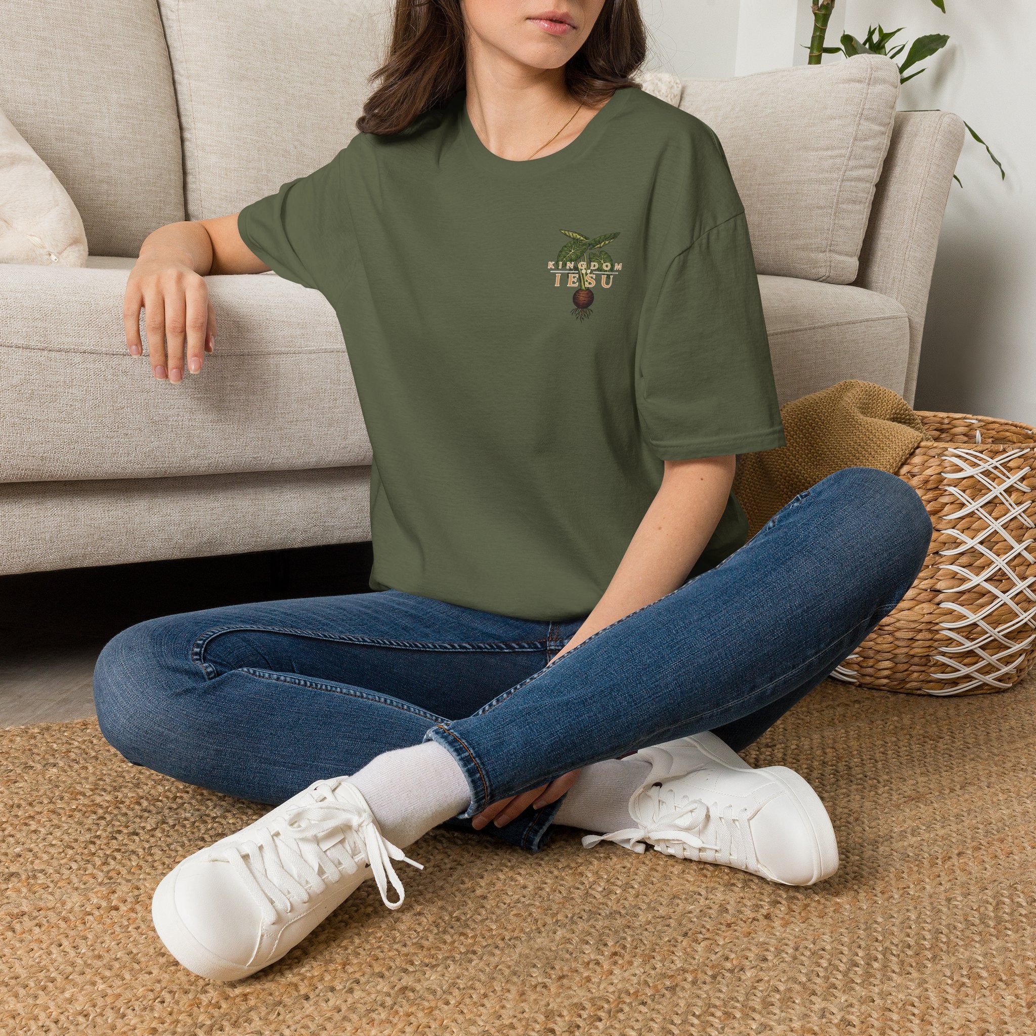 Iesu Ohana Aina T-Shirt — 'Jesus, Family, Land' Hawaiian Faith Tee