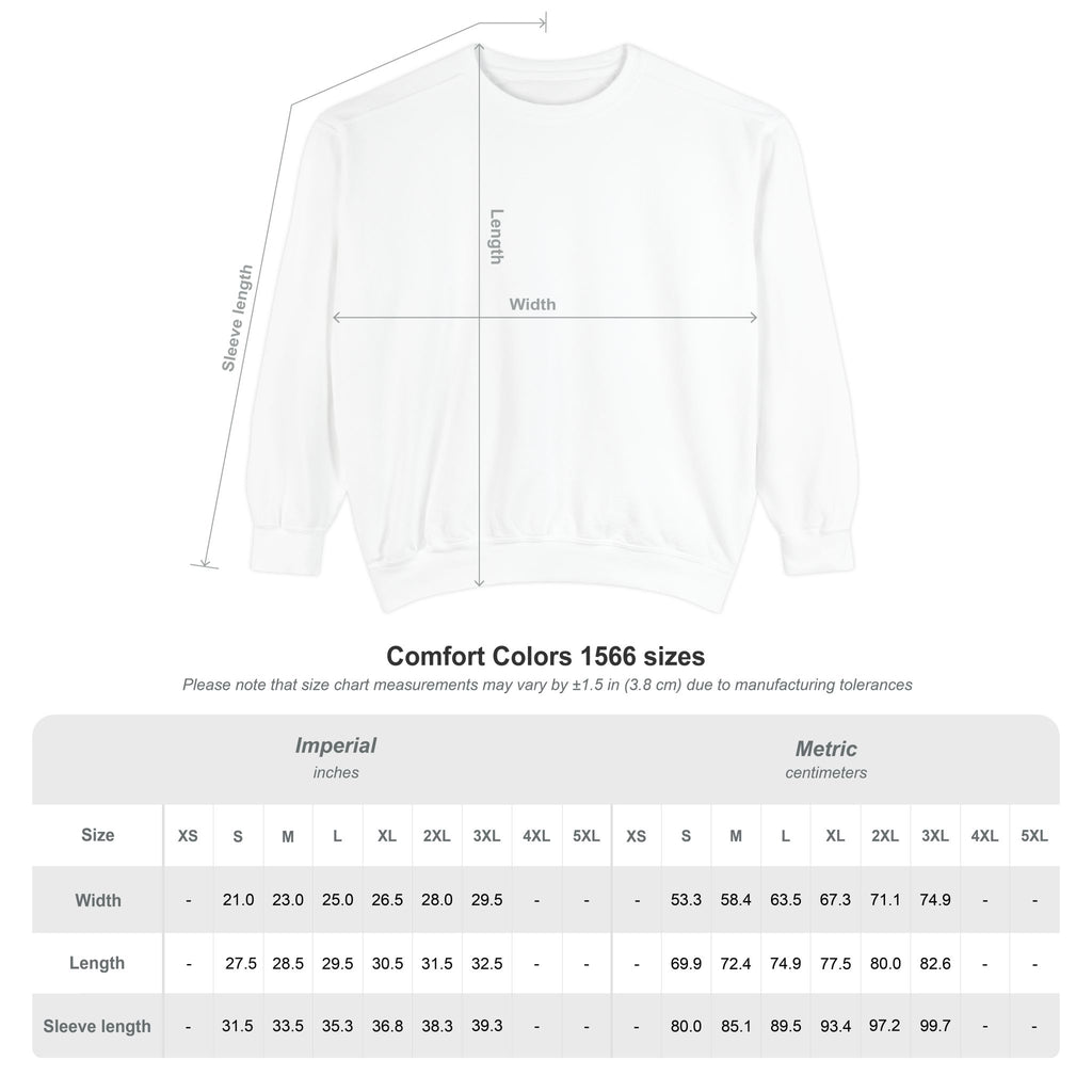 'Aloha Iesu Ia Oe' Christian Unisex Garment-Dyed Sweatshirt - (Jesus Loves You)