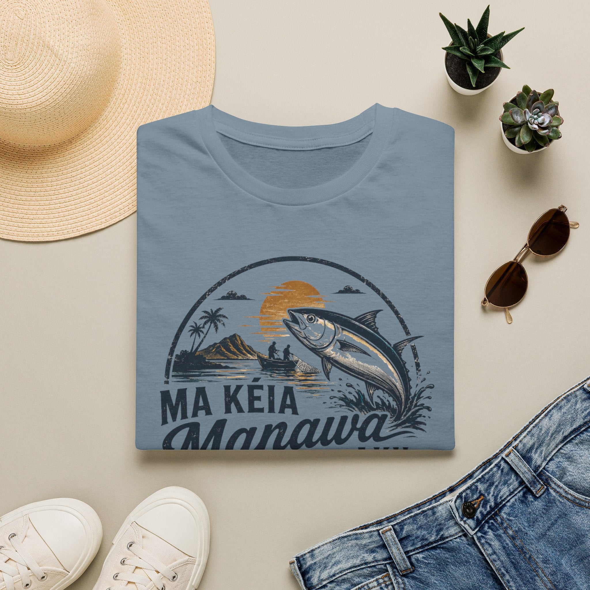 "E Lawaiʻa ʻOe i Nā Kānaka" — Fishers of Men | Kingdom of Iesu Streetwear Tee