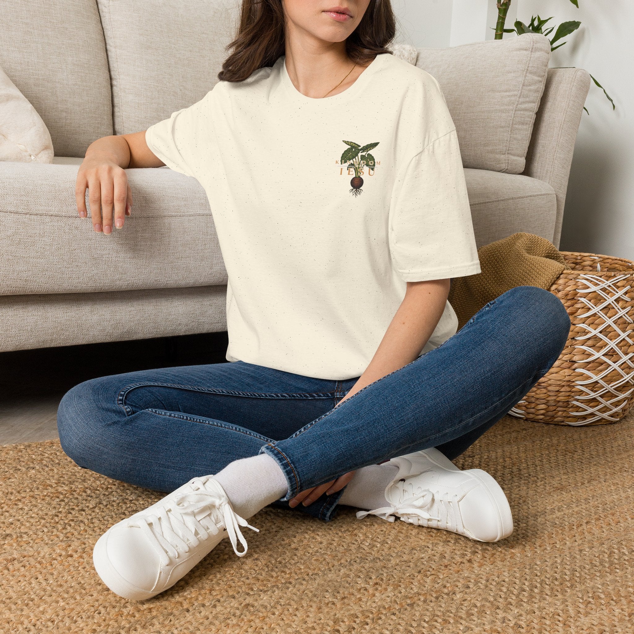 Iesu Ohana Aina T-Shirt — 'Jesus, Family, Land' Hawaiian Faith Tee
