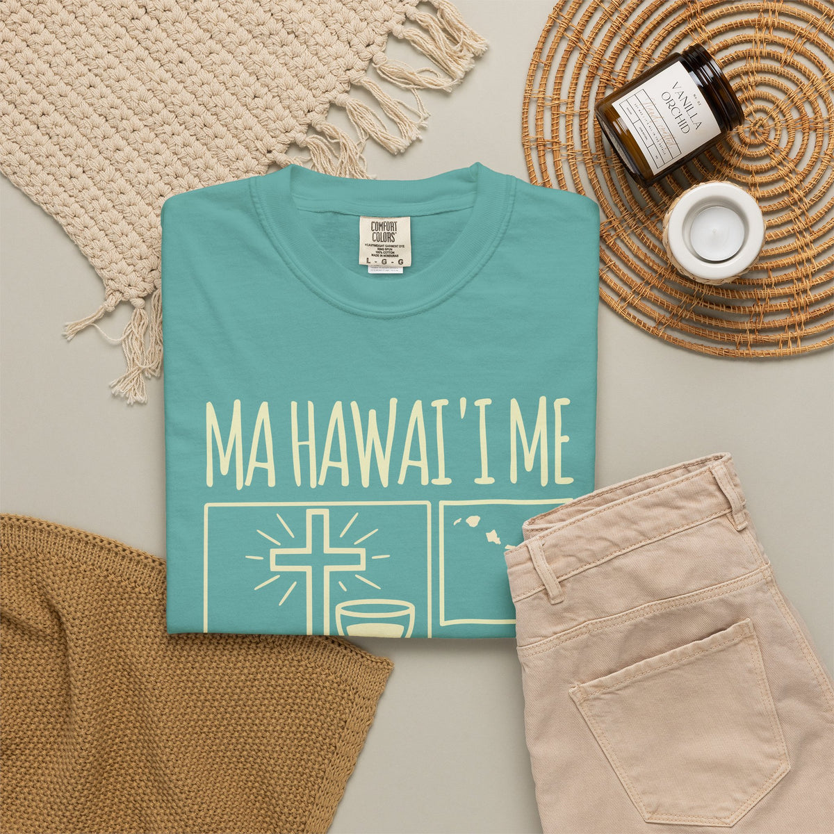 "Ma Hawaiʻi Me Ma Ka Lani" — In Hawaiʻi As It Is In Heaven | Kingdom of Iesu Tee
