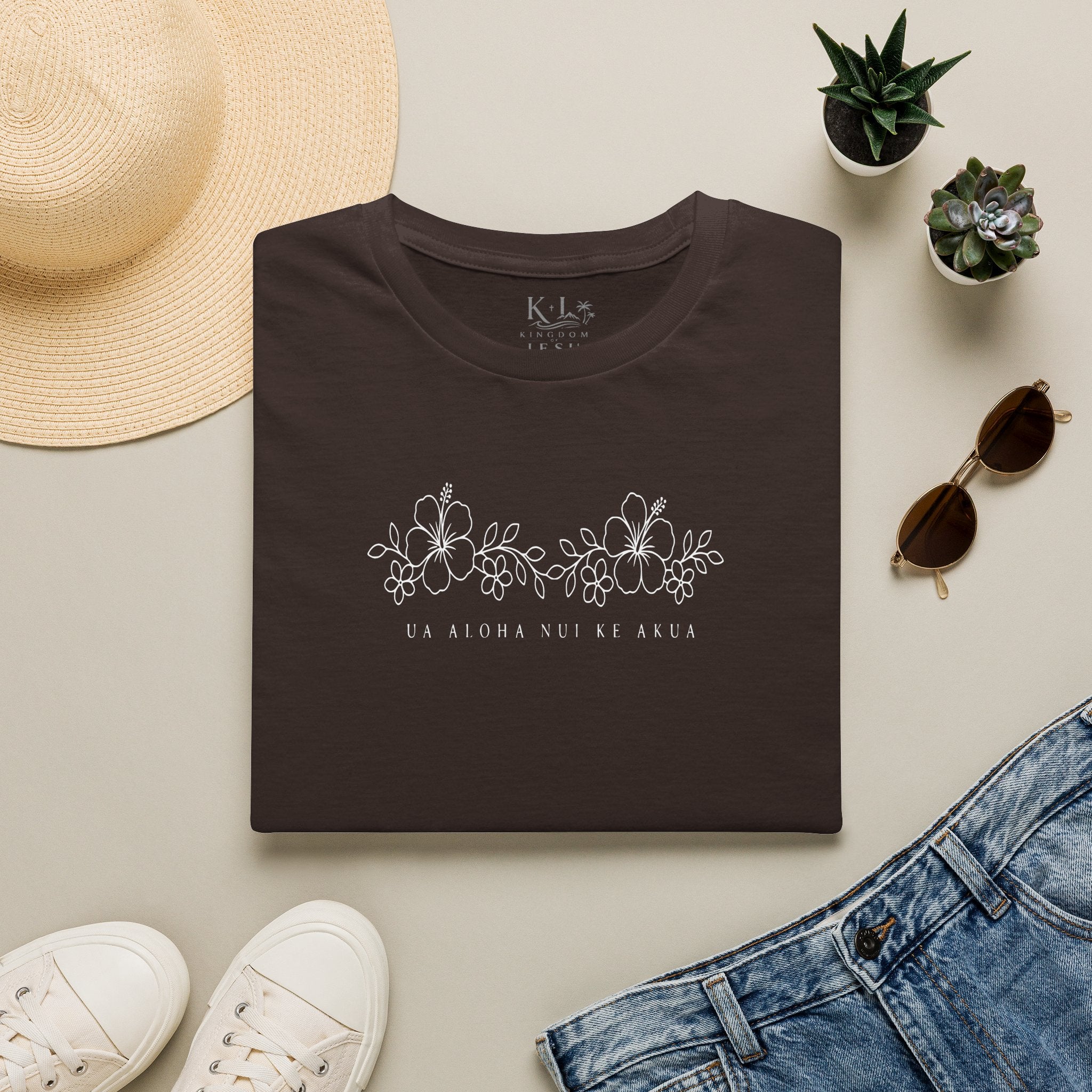 'Ua Aloha Nui ke Akua' — For God So Loved | Kingdom of Iesu Tee
