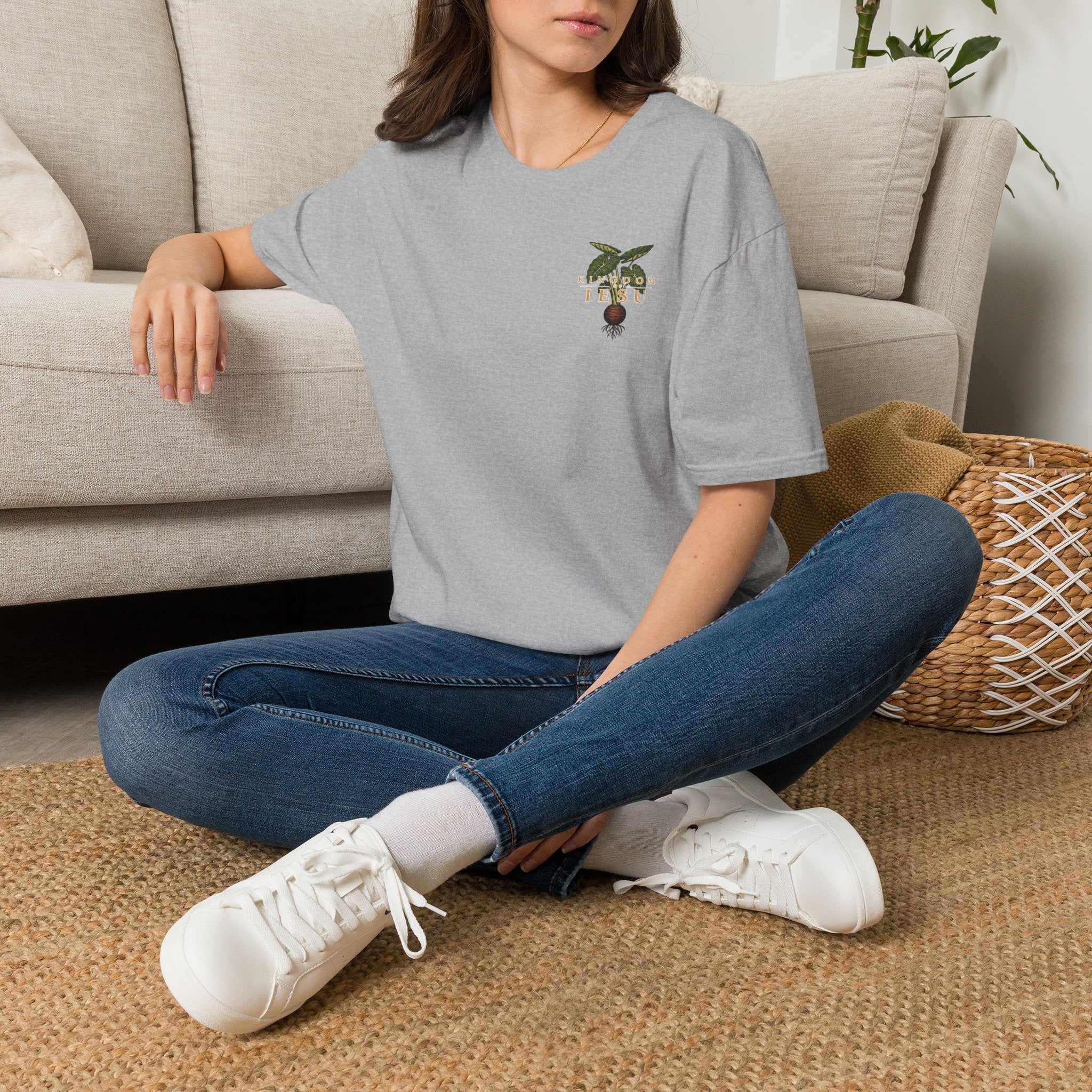 Iesu Ohana Aina T-Shirt — 'Jesus, Family, Land' Hawaiian Faith Tee