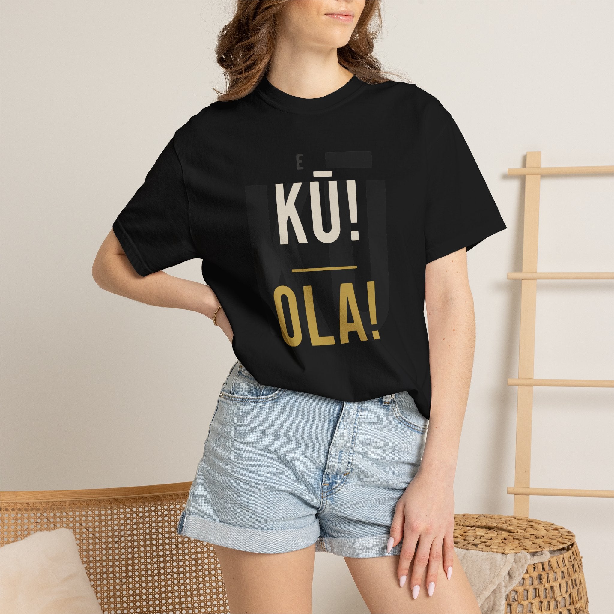 "E Kū! E Ola!' — Stand Up! Live! | Kingdom of Iesu Tee"