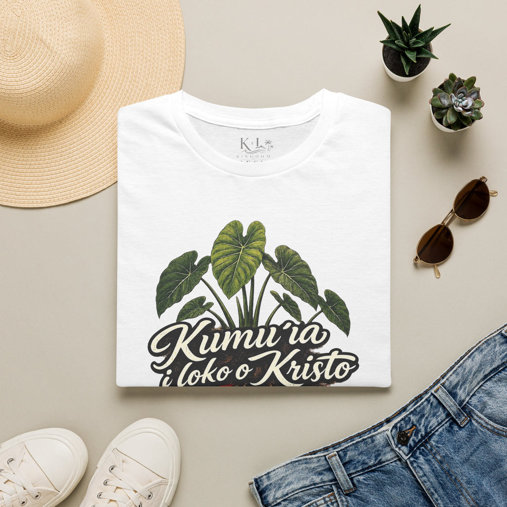 "Kumu ia i loko o Kristo" — Rooted in Christ | Kingdom of Iesu Tee