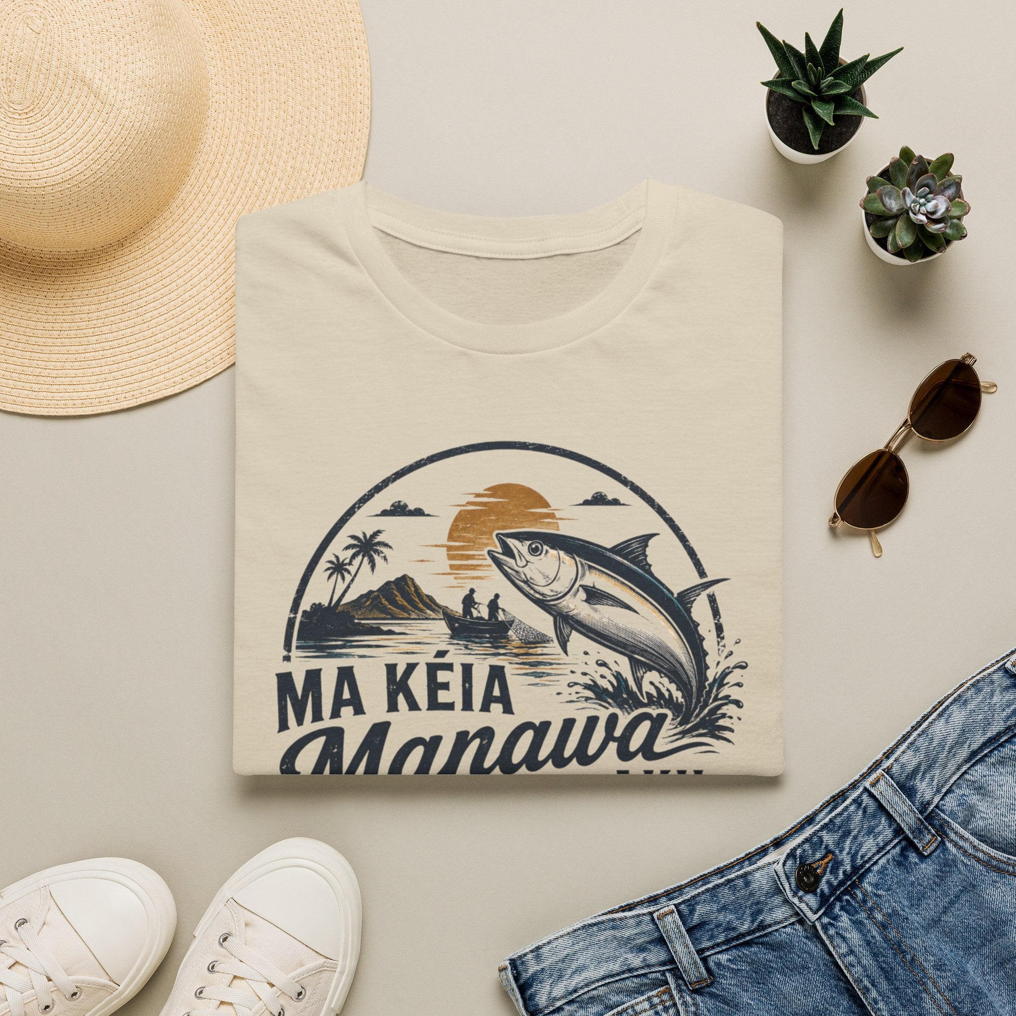 "E Lawaiʻa ʻOe i Nā Kānaka" — Fishers of Men | Kingdom of Iesu Streetwear Tee