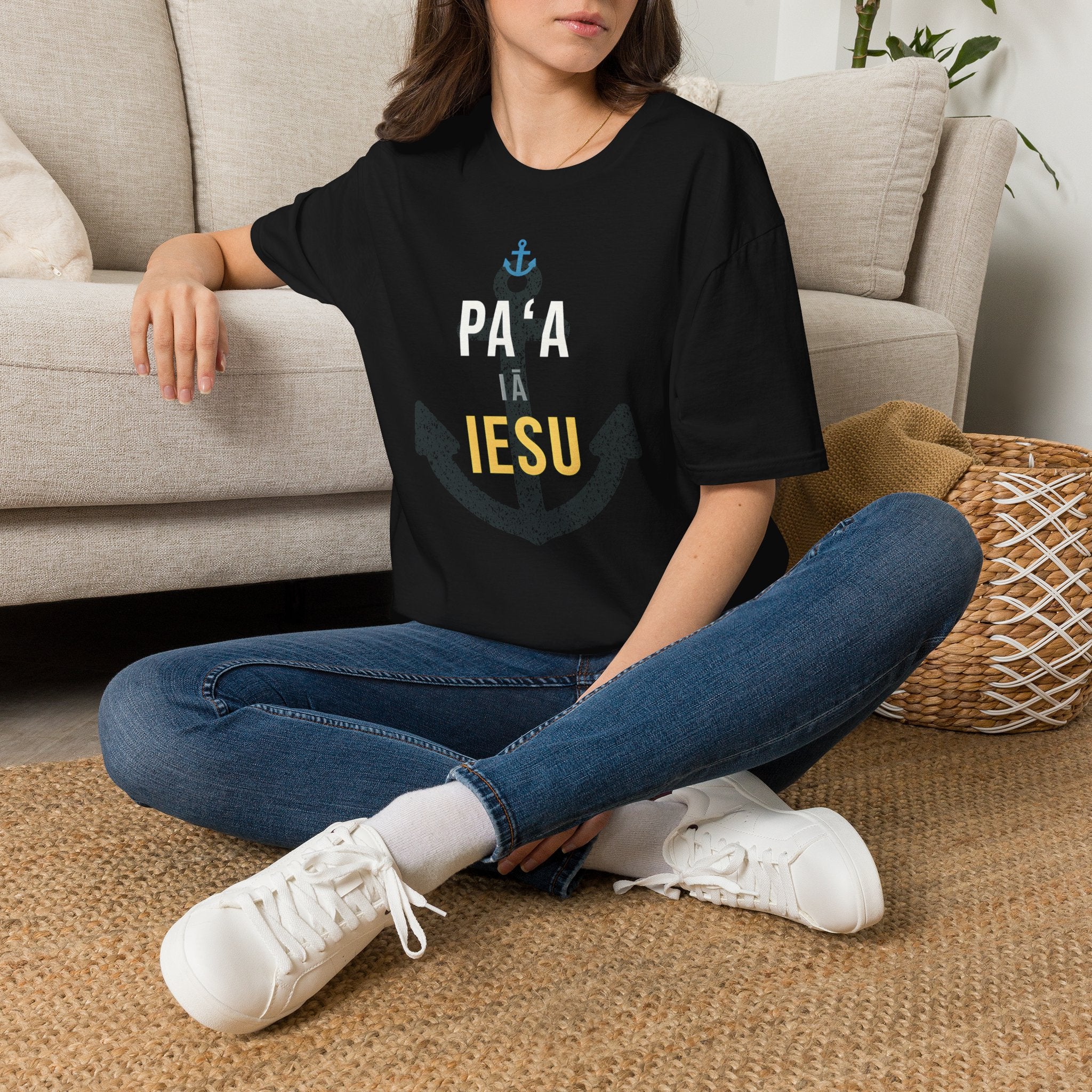 Paʻa iā Iesu — Anchored in Jesus T-Shirt