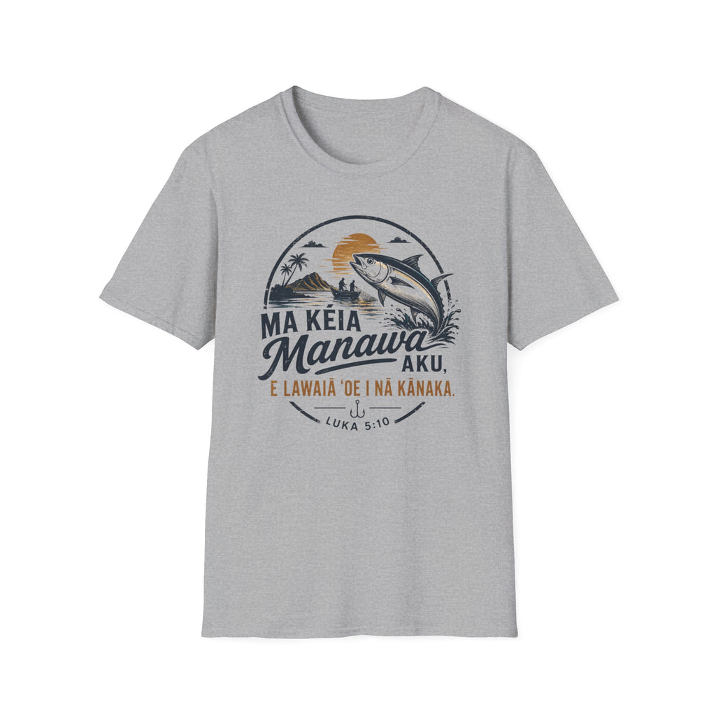 "E Lawaiʻa ʻOe i Nā Kānaka" — Fishers of Men | Kingdom of Iesu Streetwear Tee