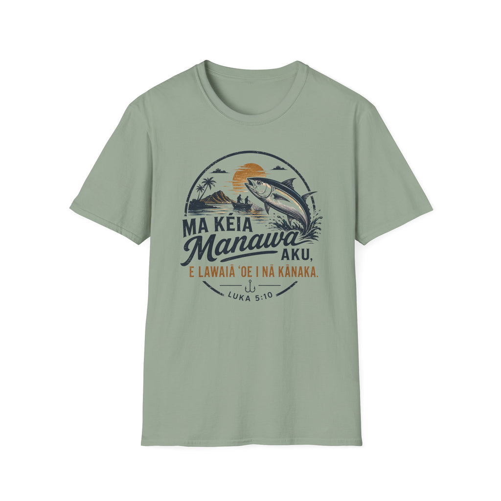 "E Lawaiʻa ʻOe i Nā Kānaka" — Fishers of Men | Kingdom of Iesu Streetwear Tee
