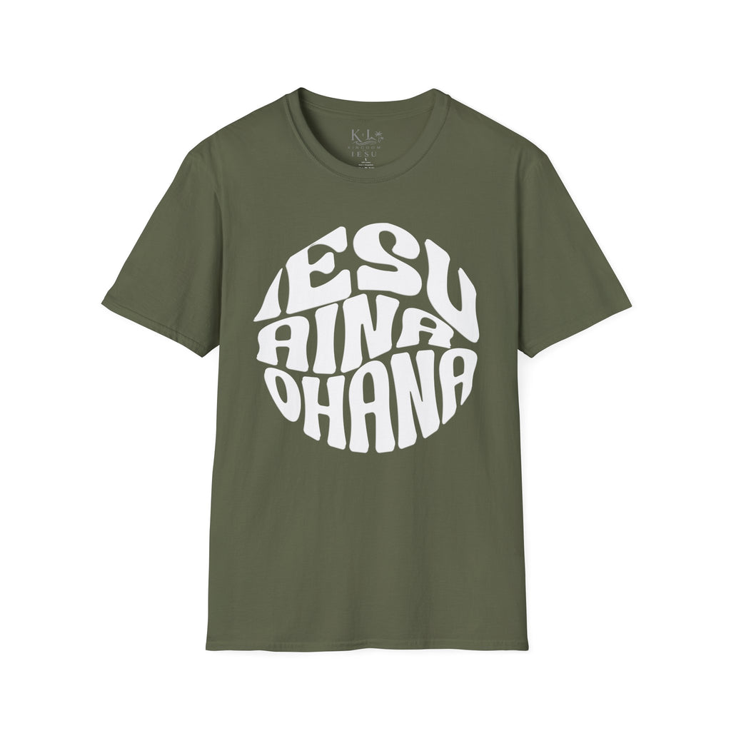 'Iesu Ohana Aina' (Jesus Family Land) T-Shirt