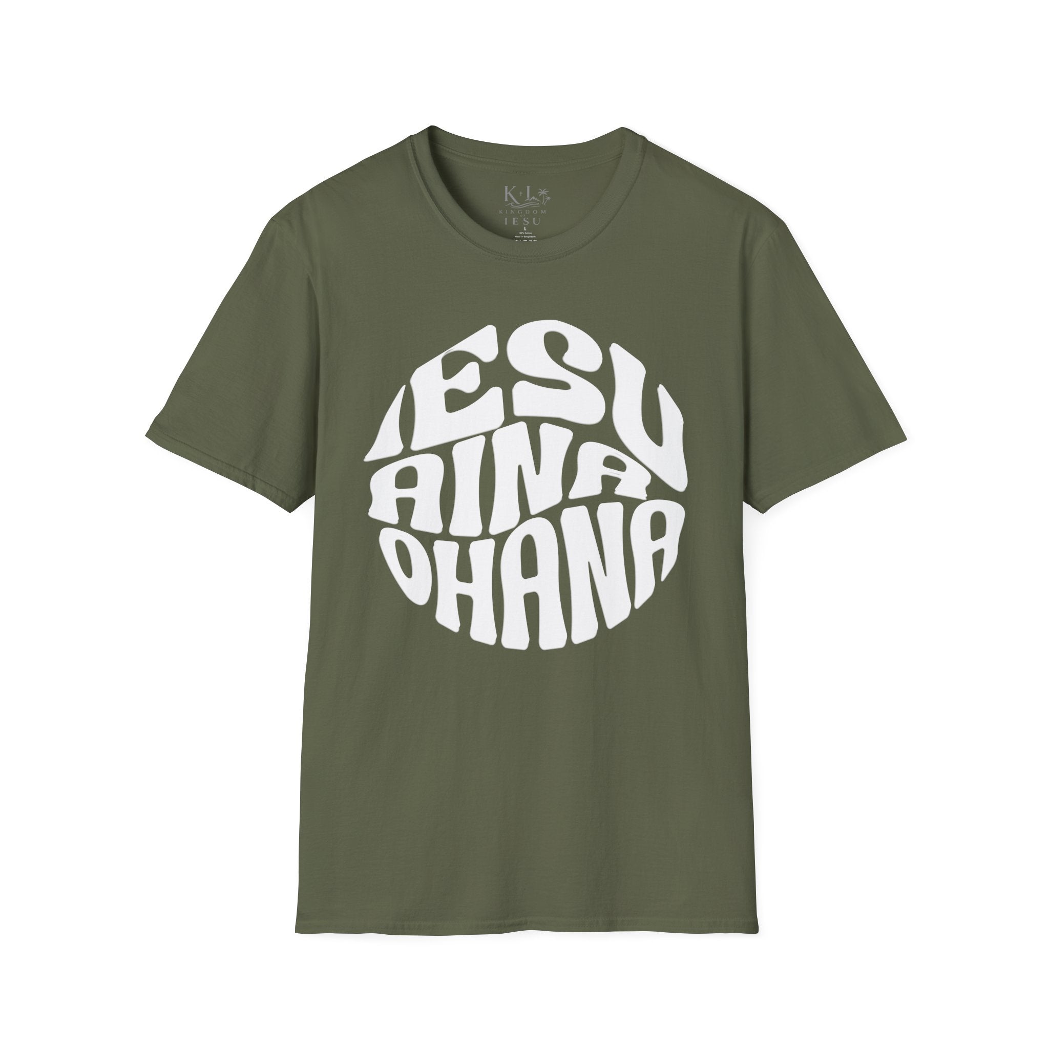 'Iesu Ohana Aina' (Jesus Family Land) T-Shirt